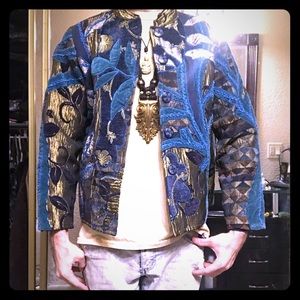 ‘Alex Kim’ Embroidered Jacket—Petite Large